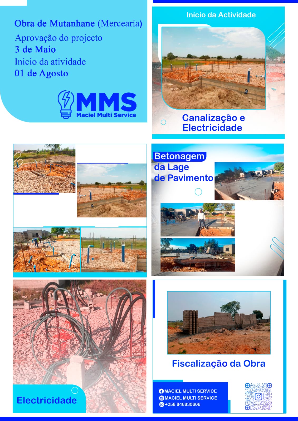 Sistema Elétrico para Obra de Mutanhane (Merceria)